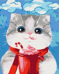 Розпис по номерах 40х50 BS51623 Смаколик для котика brushme Брашми