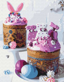 Розпис по номерах 40х50 BS51826 Великодні пасочки brushme Брашми