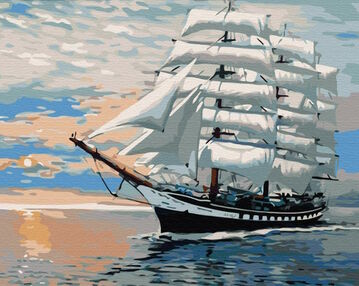 Розпис по номерах 40х50 BS52208 Вітер у вітрилах brushme Брашми