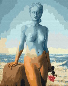 Розпис по номерах 40х50 BS52406 Красивий корабель Рене Магрітт brushme Брашми