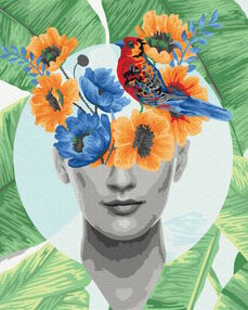 Розпис по номерах 40х50 BS52529 Квітучі думки brushme Брашми