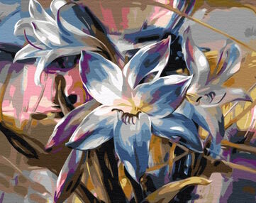 Розпис по номерах 40х50 BS6762 Намальовані квіти brushme Брашми