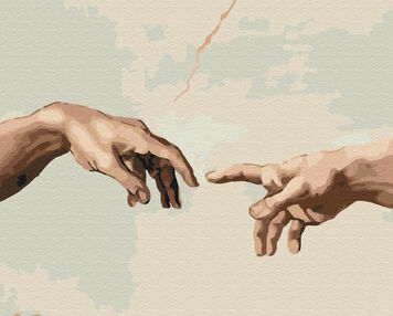 Розпис по номерах 30х40 RBS29287 Створення Адама brushme Брашми