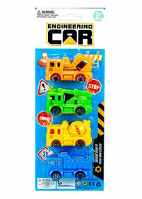 набір машин спецтранспорт 4 штуки ma 21-335