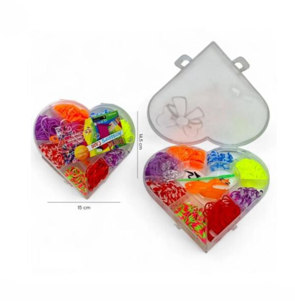 Резинки для плетіння Серце 035-15 Ціна (цена) 31.90грн. | придбати  купити (купить) Резинки для плетіння Серце 035-15 доставка по Украине, купить книгу, детские игрушки, компакт диски 0