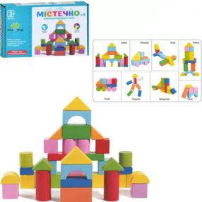 Деревяна гра містечко 32 деталі MD 1383