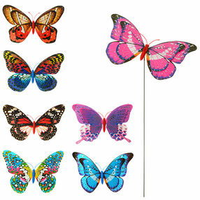 вітрячок 20 см метелик мікс кольорів m 3722