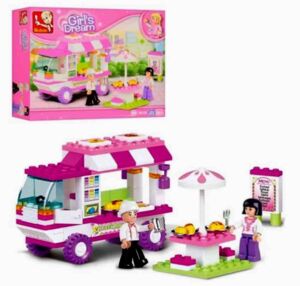 конструктор sluban рожева мрія кафе на колесах 102 деталі m38-В0155