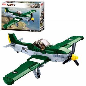 конструктор sluban військовий літак, фігурка 323 деталі m38-b0857