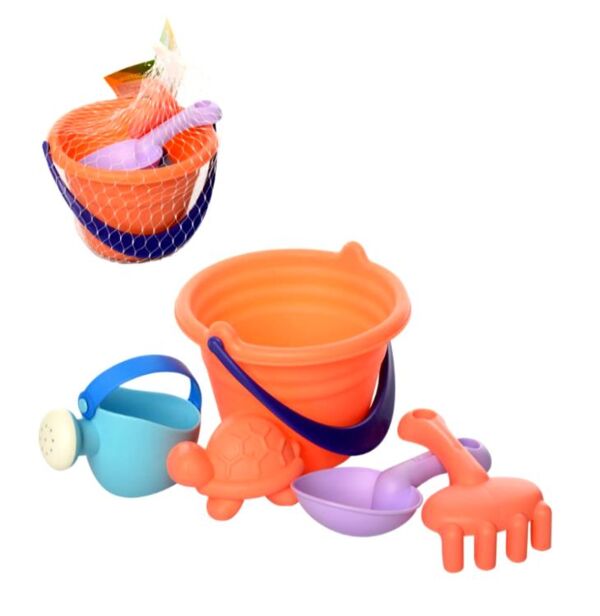 Пісочний набір мякий відерце лопатка граблі лійка формочка HG-762 Ціна (цена) 120.20грн. | придбати  купити (купить) Пісочний набір мякий відерце лопатка граблі лійка формочка HG-762 доставка по Украине, купить книгу, детские игрушки, компакт диски 1