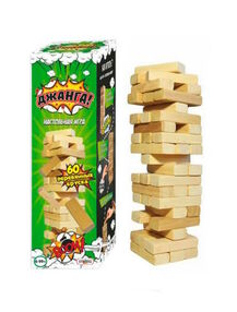гра розважальна джанга 60 деревяних брусків 30771