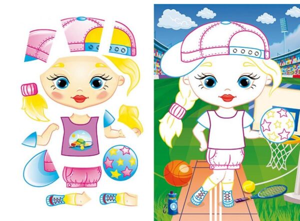 аплікації для малят вікторія дівчинка в кепці Ціна (цена) 13.43грн. | придбати  купити (купить) аплікації для малят вікторія дівчинка в кепці доставка по Украине, купить книгу, детские игрушки, компакт диски 1