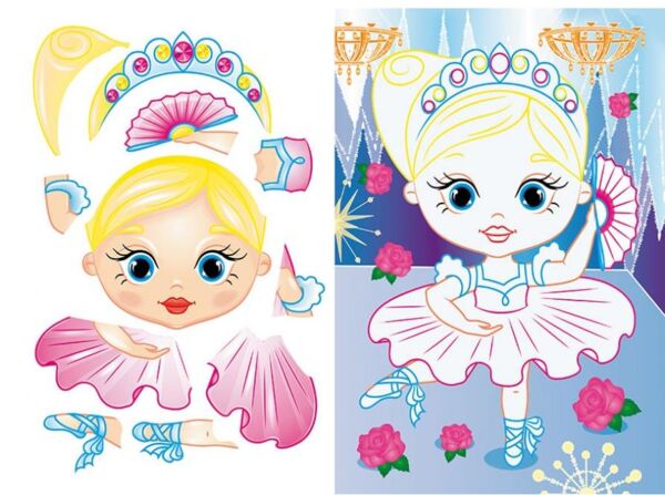 Аплікації для малят софія дівчинка з лялькою Ціна (цена) 13.43грн. | придбати  купити (купить) Аплікації для малят софія дівчинка з лялькою доставка по Украине, купить книгу, детские игрушки, компакт диски 2