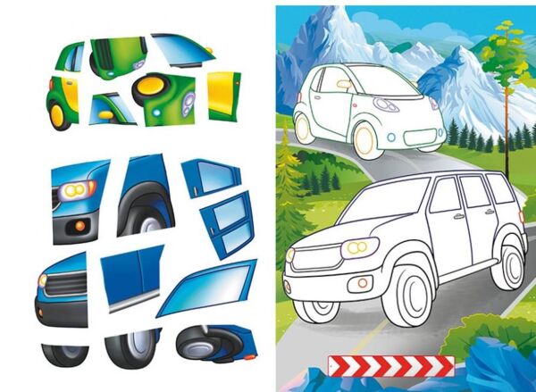 аплікації для малят техніка каток Ціна (цена) 13.26грн. | придбати  купити (купить) аплікації для малят техніка каток доставка по Украине, купить книгу, детские игрушки, компакт диски 3