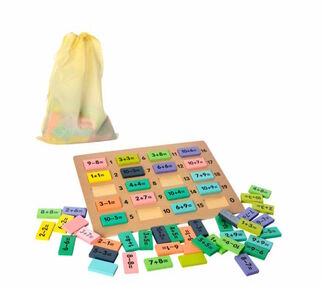 гра деревяна набір першокласника додавання та віднімання md 2768
