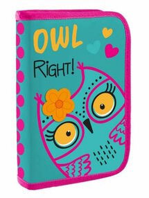 пенал 1 вересня одинарний без клапана hp-02 owl пенал 1 вересня одинарний без клапана hp-02 owl