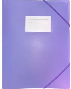 папка пластикова а4 на гумках O35699 колір в асортименті