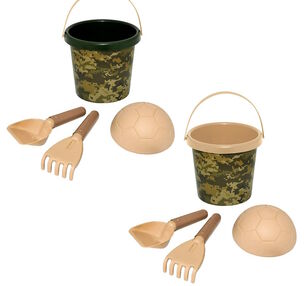 пісочний набір камуфляж 4 елемени з термонаклейкою 39911