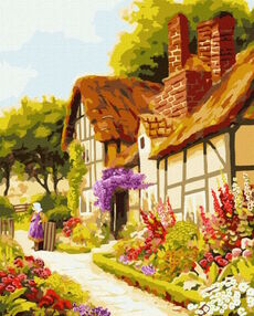 Розпис по номерах 40х50 КНО2200 Казковий будинок "Ідейка"