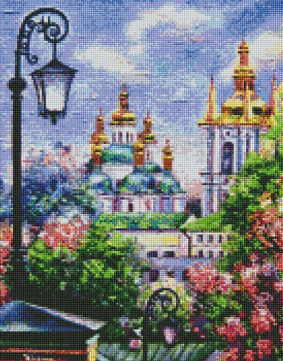 Алмазна мозаїка 40х50 АМО7245 Київ золотоверхий навесні Ідейка Ціна (цена) 303.80грн. | придбати  купити (купить) Алмазна мозаїка 40х50 АМО7245 Київ золотоверхий навесні Ідейка доставка по Украине, купить книгу, детские игрушки, компакт диски 0