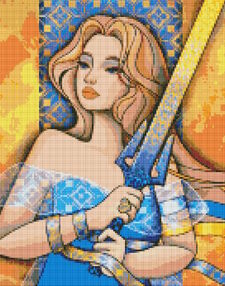 Алмазна мозаїка 40х50 АМО7473 Відважна "Ідейка"