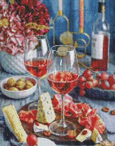 Алмазна мозаїка 40х50 АМО7493 Вишукана насолода "Ідейка"
