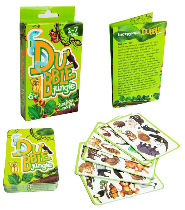 гра настільна dubble jungle  30344 Ціна (цена) 64.00грн. | придбати  купити (купить) гра настільна dubble jungle  30344 доставка по Украине, купить книгу, детские игрушки, компакт диски 1
