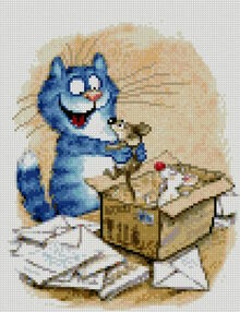 Алмазна мозаїка 30х40 HX083 Цікава посилочка "Strateg"