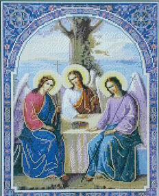 Алмазна мозаїка 40х50 D0002 Свята Трійця "Strateg"