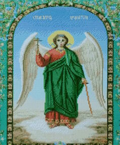 Алмазна мозаїка 40х50 D0004 Ангел Охоронець "Strateg"