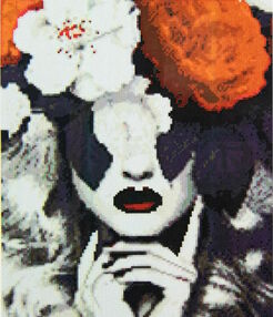 Алмазна мозаїка 40х50 FA40812 Таємнича леді "Strateg"