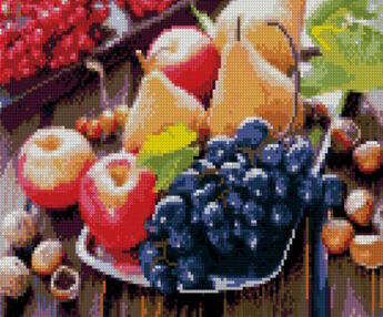 Алмазна мозаїка 30х40 HX231 Соковиті фрукти "Strateg"