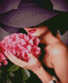 Алмазна мозаїка 30х40 HX471 Незнайомка "Strateg"