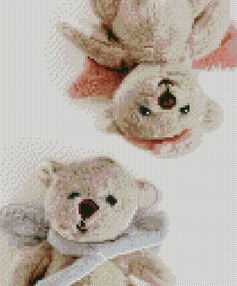 Алмазна мозаїка 30х40 HX509 М'які ведмедики "Strateg"