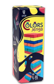 гра настільна colors jenga 48 брусків  30717