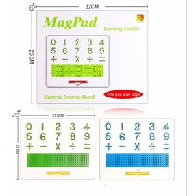 дошка навчальна магнітна цифри TSQ-406
