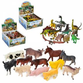 тварини динозаври / домашні від 9см lt203-4