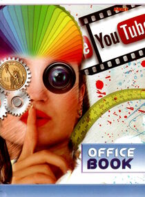 блокнот а5 72 аркушів у клітинку обкладинка тверда ламінована Polly