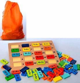 гра деревяна набір першокласника MD 2769