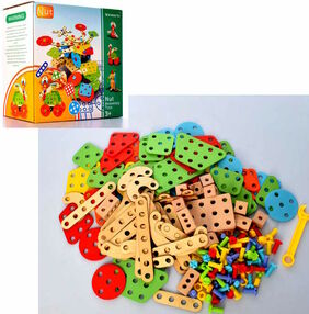 Конструктор MD2685 деталі з дерева