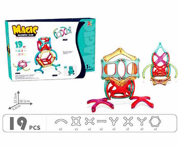 Конструктор магнітний 19 деталей 689-47