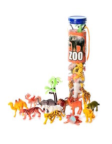 Тварини дикі в колбі 12 штук Т805