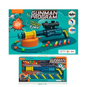 ИД Рушниця JT614 кулі присоски 10шт, кульки, 2 кольори