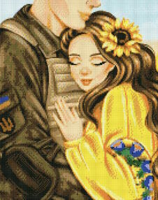 Алмазна мозаїка 40х50 АМО7408 Найрідніші обійми "Ідейка"