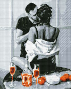 Алмазна мозаїка 40х50 АМО7448 Ранкова пристрасть "Ідейка"