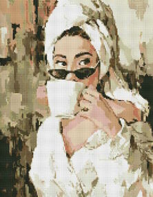 Алмазна мозаїка 40х50 АМО7482 Ранкова кава "Ідейка"