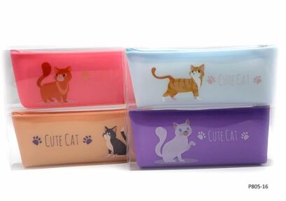 пенал J.Otten силіконовий Cute cat 20х8х3,5 см 805-16Р пенал J.Otten силіконовий Cute cat 20х8х3,5 см 805-16Р