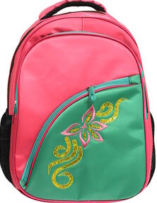 Рюкзак Leader 980510 California М рожевий з зеленим 42х29х15 Рюкзак Leader 980510 California М рожевий з зеленим 42х29х15
