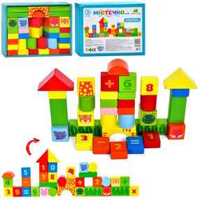 гра деревяна містечко цифри фігури тварини md 1941