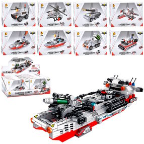 Конструктор  військова техніка від 92 елементів в асортименті 633072